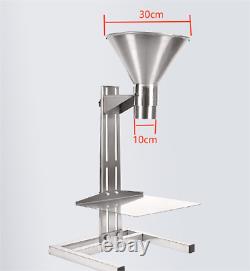 Custom Made-Manual Filling Machine Stainless Steel Large Diameter Feeding Funnel