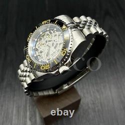 Custom Made Skeleton Watch Seamaster Style Diver NH70 Auto Movement BLK/GD Bezel