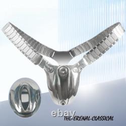 Custom Men Chastity Belt Stainless Steel CB Metal Lock Abstinence Chastity Cage