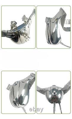 Custom Men Chastity Belt Stainless Steel CB Metal Lock Abstinence Chastity Cage