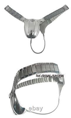 Custom Men Chastity Belt Stainless Steel CB Metal Lock Abstinence Chastity Cage