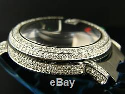 Custom Mens 6.0Ct Diamond 101G Gucci Ya101331 Black Pvd Watch