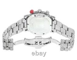 Custom Mens Gucci 101 G-Chrono 44MM White PVD Full Diamond YA101361 Watch 10 Ct