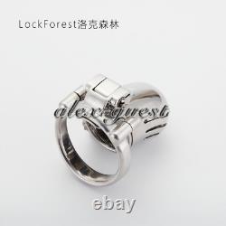 Custom Metal PA Lock CB Lock Stainless Steel ChastityLock Piercing Chastity Cage