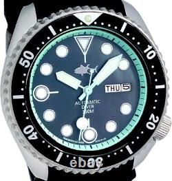 Custom Mod Vintage SEIKO 6309 diver Plongeur hands MOP dial Genuine case & movt