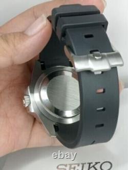Custom NH35 Movement Black Sub Automatic 40mm Solid Stainless Steel