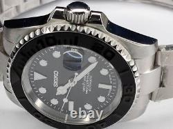 Custom NH35 Movement Black Yacht Automatic 40mm Solid Stainless Steel