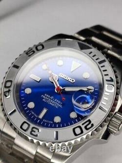Custom NH35 Movement Silver Yacht Thor Automatic 40mm Solid Stainless Steel