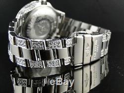 Custom New Ladies Breitling Aeromarine Pink Colt Ocean Diamond Watch 9.5 Ct