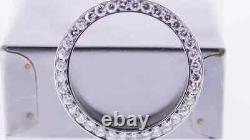 Custom Order Moissanite Bezel 1.23 Carat 26MM Stainless Steel Watch for Women