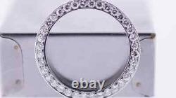 Custom Order Moissanite Bezel 1.23 Carat 26MM Stainless Steel Watch for Women