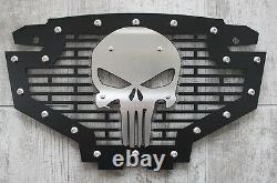 Custom Part Steel SKULL Grille Stainless Emblem Grill for Polaris RZR 800/900