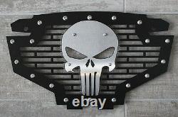 Custom Part Steel SKULL Grille Stainless Emblem Grill for Polaris RZR 800/900