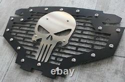 Custom Part Steel SKULL Grille Stainless Emblem Grill for Polaris RZR 800/900