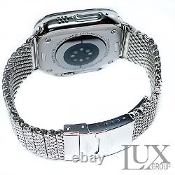Custom Polished 49mm Breitling Band Stainless Steel for Apple Watch Ultra
