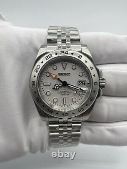 Custom Premium Built Seiko'Explorer II' Mod NH34 Automatic Watch 40mm