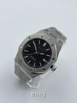 Custom Premium Built Seiko'Royal Oak' Seikoak Mod NH35 Automatic Watch 41mm