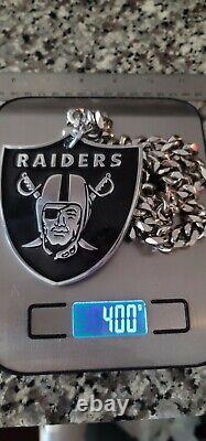 Custom Raider Chain XL polished solid stainless steel