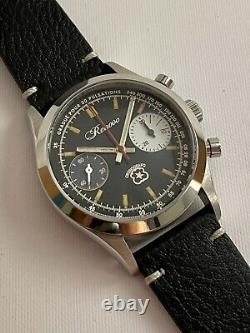 Custom Renovo Big Eye Pulsations Dial Serviced Venus 188 Chronograph Watch