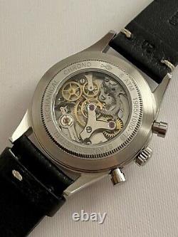 Custom Renovo Big Eye Pulsations Dial Serviced Venus 188 Chronograph Watch