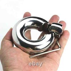 Custom Size+19 Sizes Stainless Steel Scrotum Pendant Ring Restraint Testicle