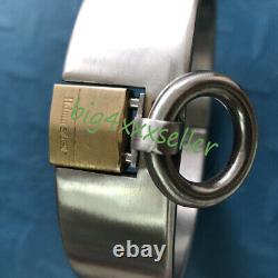 Custom Size 20.5cm Made Heavy Stainless Steel Restraint Binding Collar Lock