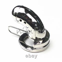 Custom Size+3 Sizes Stainless Steel Ring Hollow Chastity Cage Devices