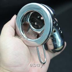 Custom Size+3 Sizes Stainless Steel Ring Hollow Chastity Cage Devices
