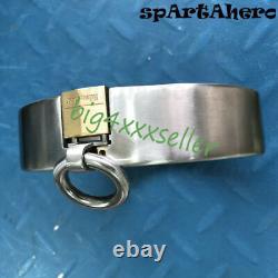 Custom Size Made Heavy Stainless Steel Slaves Restraint Binding Collar Lock