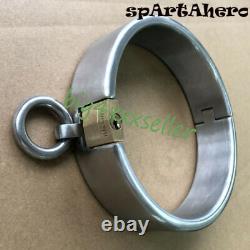 Custom Size Made Heavy Stainless Steel Slaves Restraint Binding Collar Lock