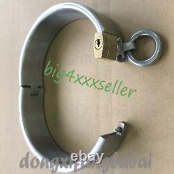 Custom Size Made Heavy Stainless Steel Slaves Restraint Binding Collar Locking