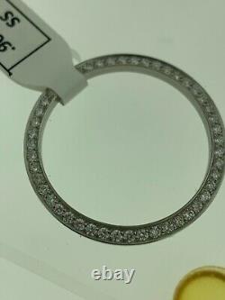 Custom Stainless Steel Diamond Bezel For 31 MM MID Size Rolex