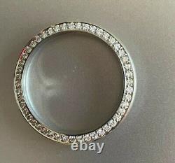 Custom Stainless Steel Diamond Bezel For 31 MM MID Size Rolex