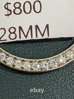 Custom Stainless Steel Diamond Bezel For ROLEX Ladies 28MM Datejust