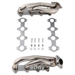 Custom Stainless Steel Exhaust Shorty Tube Headers For 04-10 Ford F150 5.4L V8