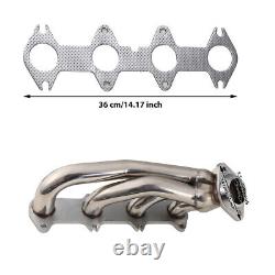 Custom Stainless Steel Exhaust Shorty Tube Headers For 04-10 Ford F150 5.4L V8