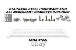 Custom Stainless Steel Grille Kit for 14-15 GMC Sierra & Denali LIBERTY OR DEATH