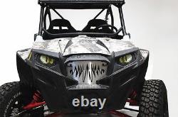 Custom Stainless Steel Grille for Polaris RZR 800 + RZR 900 LIZARD TEETH Grill