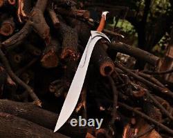 Custom Stainless Steel, Thorin's Sword with Leather Sheath, Hunting, camping, sword