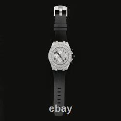 Custom Stainless steel Automatic Movement VVSMoissanite Iced Out Watch Men/Women