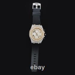 Custom Stainless steel Automatic Movement VVSMoissanite Iced Out Watch Men/Women