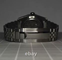 Custom Steel 39mm DJ Wimbledon Style Mod Watch with NH35 Automatic