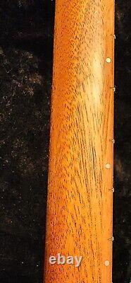 Custom USA Handmade Bubinga on Mahogany Stainless Steel fret guitar neck