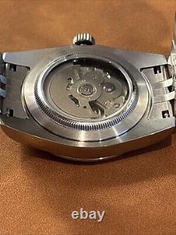 Custom Watch Namoki Tuxedo Dial Datejust Style Case Roulette Movement