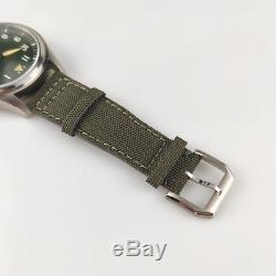Custom Watch SPITFIRE Homage Green Pilot's Watch Japan Miyota Automatic 5ATM