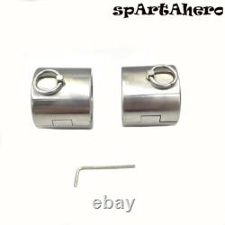 Custom Women Slav Device Restraint Stainless Steel Handcuffs Accessories Adul