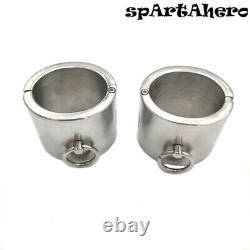 Custom Women Slav Device Restraint Stainless Steel Handcuffs Accessories Adul