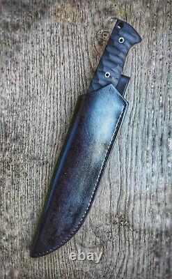 Custom handmade Fantasy Black Pathfinder Stainless Steel Bowie Knife