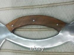 Custom made Beautiful Real Steel Deer Horn knife pair