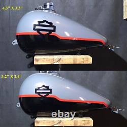 Custom tank emblems badges, CVO, Stainless Steel, Polished or Satin, 3.7 Size